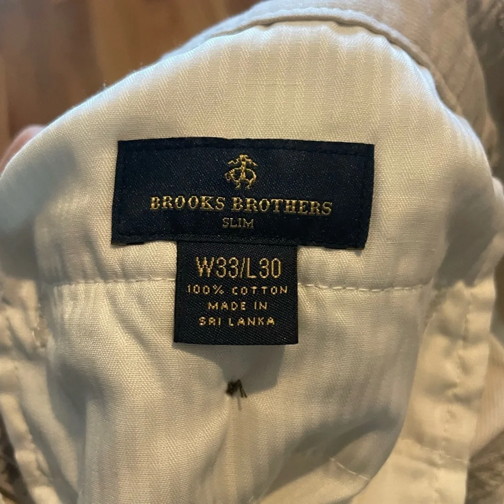Men’s Brooks Brothers 100% Cotton Pants - Picture 3 of 3